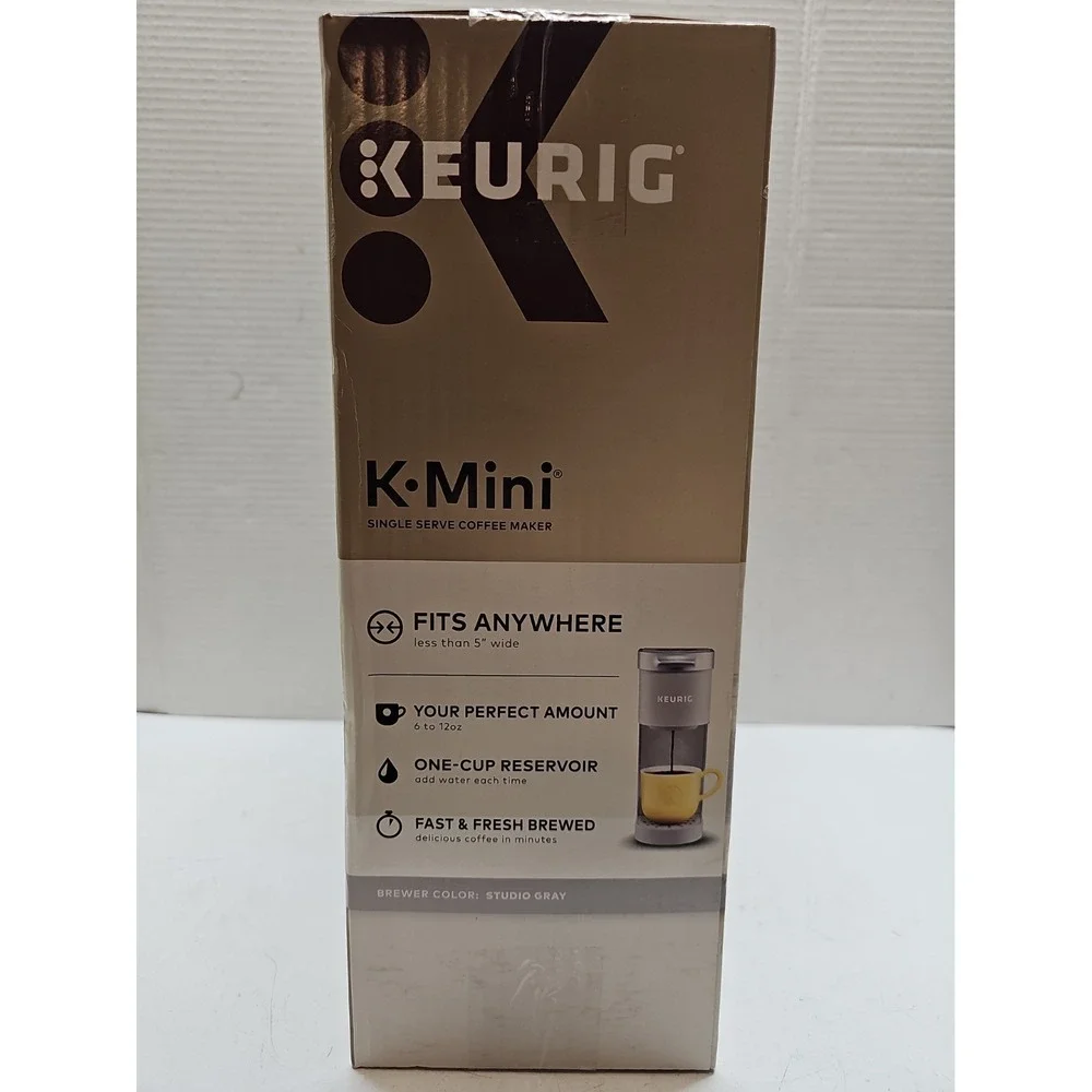 Keurig K-Mini Single Serve K-Cup Pod Coffee Maker - Gray BRAND NEW IN BOX